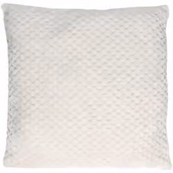 Coussin Blanc Nid d'Abeille 40x40cm