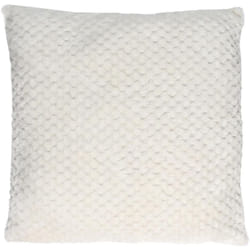 Coussin Blanc Nid d'Abeille 40x40cm