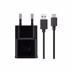 Samsung Galaxy S9 Charge Rapide AFC 2A NOIR + cable 150cm TYPE C