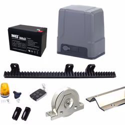 Kit de motorisation SLID'UP MC500 pour portail coulissant Batterie de secours préinstallée dans le boîtier Détection de prése ...