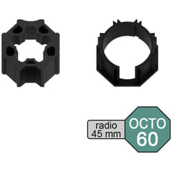Les Tendances - Kit adaptateur pour moteur de volet roulant radio ø 45 mm dans tube octo ø 60 mm