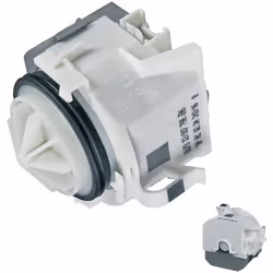 Pompe de vidange compatible pour lave-vaisselle BOSCH, SIEMENS, NEFF, GAGGENAU, VIVA Elle comprend un moteur et une hélice qu ...