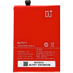 BATTERIE ORIGINALE OFFICIEL ONEPLUS ONE 1+ A0001 BLP571 3100mAh (Recente)