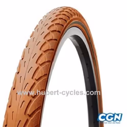 Pneu VTT 26x1.75 TR Deli City Marron Vin - No Name - Mixte - Adulte - VTT