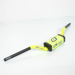 Guidon jaune gros diamètre Oversize Doppler à˜28mm L775mm pour moto cross enduro