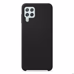 Coque silicone Soft Touch - Samsung - Galaxy A22 4G - Noir - Antichoc - Recharge sans fil