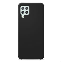 Coque silicone Soft Touch - Samsung - Galaxy A22 4G - Noir - Antichoc - Recharge sans fil