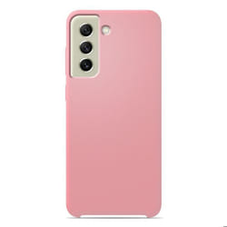 Coque silicone Soft Touch - Samsung - Galaxy S21 FE - Rose - Antichoc - Recharge sans fil