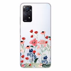 Coque en silicone - Compatible Xiaomi Redmi Note 11 Pro Plus 5G - design printemps en fleurs