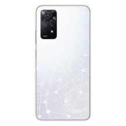 Coque en silicone - Compatible Xiaomi Redmi Note 11 Pro Plus 5G - design lignes etoilees