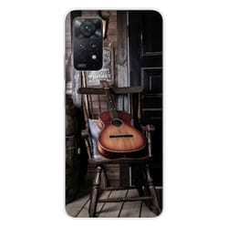 Coque en silicone - Compatible Xiaomi Redmi Note 11 Pro Plus 5G - design guitare