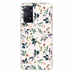 Coque en silicone - Compatible Xiaomi Redmi Note 11 Pro Plus 5G - design flowers