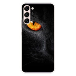 Coque en silicone - Compatible Samsung Galaxy S23 Plus - design oeil de panthere