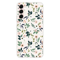 Coque Silicone Imprimée - 1001 Coques - Samsung Galaxy S23 Plus - Motif Fleurs - Protection Optimale - Souple