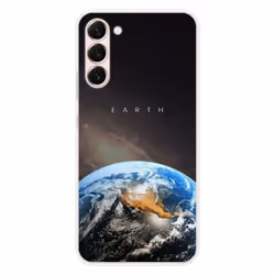 Coque en silicone - Compatible Samsung Galaxy S23 Plus - design earth