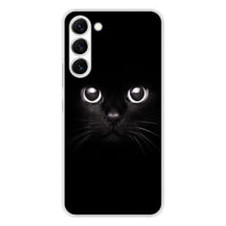 Coque en silicone - Compatible Samsung Galaxy S23 - design yeux de chat