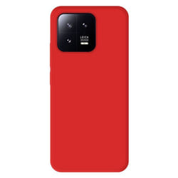 Coque en silicone rouge - Compatible Xiaomi 13