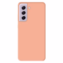 Coque en silicone rose pale - Compatible Samsung Galaxy S21 FE
