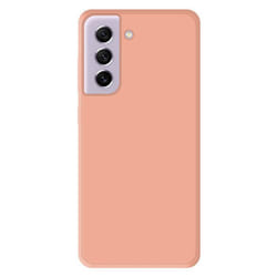 Coque en silicone rose pale - Compatible Samsung Galaxy S21 FE