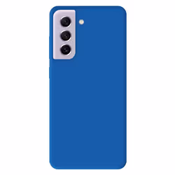 Coque en silicone bleu - Compatible Samsung Galaxy S21 FE