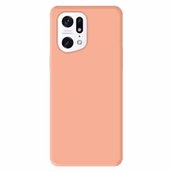 Coque en silicone rose pale - Compatible Oppo Find X5 Pro