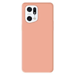 Coque en silicone rose pale - Compatible Oppo Find X5 Pro