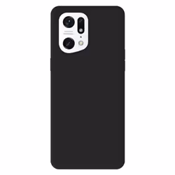 Coque en silicone noir - Compatible Oppo Find X5 Pro