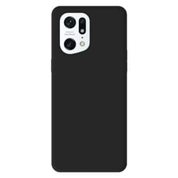 Coque en silicone noir - Compatible Oppo Find X5 Pro