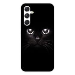 Coque en silicone - Compatible Samsung Galaxy A54 5G - design yeux de chat