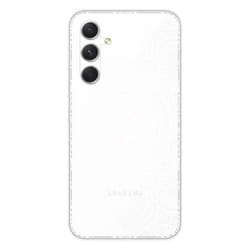 Coque en silicone - Compatible Samsung Galaxy A54 5G - design mandala blanc