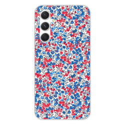 Coque en silicone - Compatible Samsung Galaxy A54 5G - design liberty wiltshire bleu
