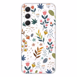 Coque Silicone Imprimée - 1001 Coques - Samsung Galaxy A54 5G - Fleurs Colorées - Souple - Protection Optimale