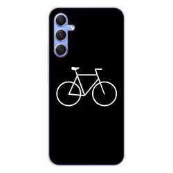 Coque en silicone - Compatible Samsung Galaxy A34 5G - design bike hipster