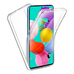 Coque intégrale 360°- Compatible Samsung Galaxy A23 4G Galaxy A23 5G – Double protection transparente