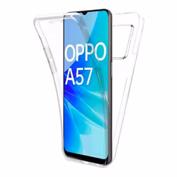 Coque intégrale 360°- Compatible Oppo A77 5G A57 4G A57 5G – Double protection transparente