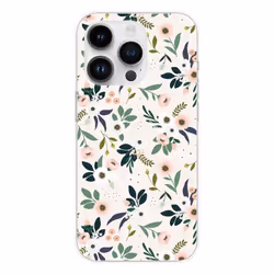 Coque Silicone Imprimée - 1001 Coques - iPhone 15 Pro - Motif Fleurs - Protection Optimale - Souple