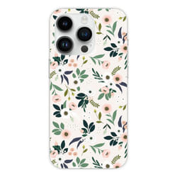 Coque Silicone Imprimée - 1001 Coques - iPhone 15 Pro - Motif Fleurs - Protection Optimale - Souple