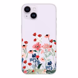 Coque Silicone Imprimée - 1001 Coques - iPhone 15 - Motif Printemps en Fleurs - Protection Optimale - Souple