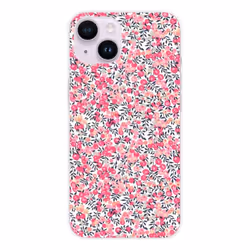 Coque en silicone - Compatible Apple iPhone 15 - design liberty wiltshire rose