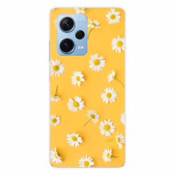 Coque en silicone - Compatible Xiaomi Redmi Note 12 Pro Plus - design marguerittes