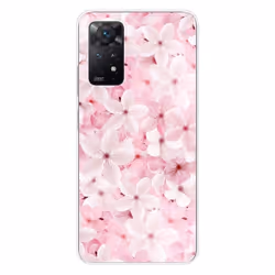 Coque en silicone - Compatible Xiaomi Redmi Note 11 Pro Plus 5G - design sakura