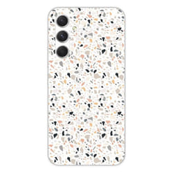 Coque en silicone - Compatible Samsung Galaxy A54 5G - design terrazzo color