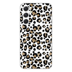 Coque en silicone - Compatible Samsung Galaxy A54 5G - design leopard