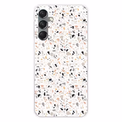 Coque en silicone - Compatible Samsung Galaxy A24 4G - design terrazzo color