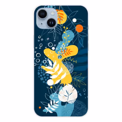 Coque en silicone - Compatible Apple iPhone 14 Plus - design sea flowers