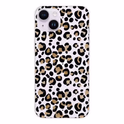 Coque en silicone - Compatible Apple iPhone 14 - design leopard