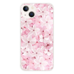 Coque en silicone - Compatible Apple iPhone 13 - design sakura
