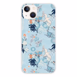 Coque en silicone - Compatible Apple iPhone 13 - design kimono