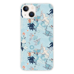 Coque en silicone - Compatible Apple iPhone 13 - design kimono