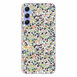 Coque en silicone - Compatible Samsung Galaxy A34 5G - design liberty wiltshire vert